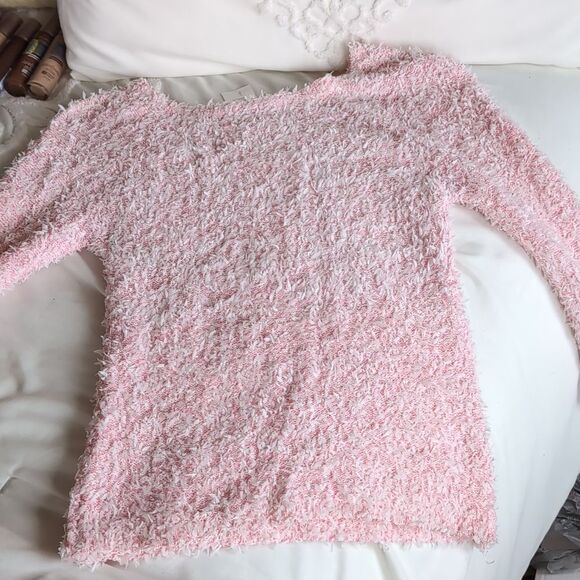 Escada 🩷 Woven Textured Lightweight Sweater - Picture 6 of 12